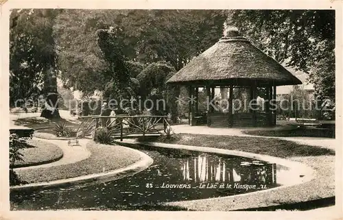 AK / Ansichtskarte Louviers_Eure Lac Kiosque Louviers Eure