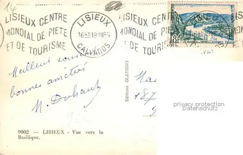 AK / Ansichtskarte Lisieux Basilique Lisieux