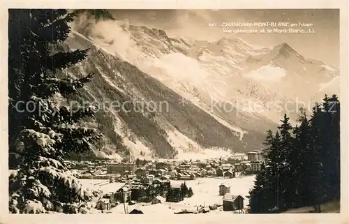 AK / Ansichtskarte Chamonix Mont Blanc Winter Chamonix