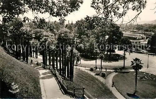 AK / Ansichtskarte Pau Palmeraie Virage de la Gare Pau