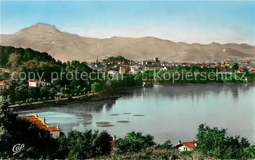 AK / Ansichtskarte Hendaye_Pyrenees_Atlantiques Panorama Frontiere Hendaye_Pyrenees