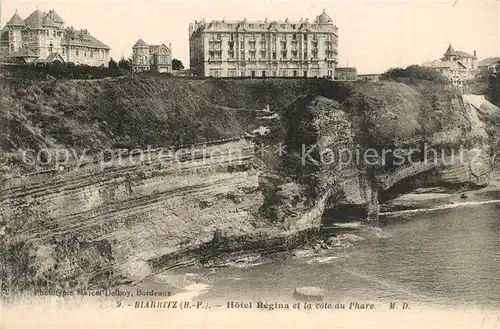 AK / Ansichtskarte Biarritz_Pyrenees_Atlantiques #Hotel Regina Biarritz_Pyrenees