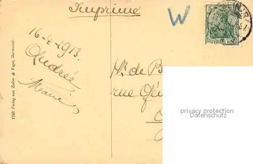 AK / Ansichtskarte Weimar_Thueringen Herderplatz Weimar Thueringen