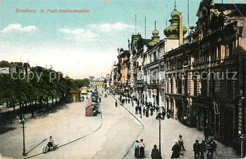AK / Ansichtskarte Hamburg Sankt Pauli Spielbudenplatz Hamburg