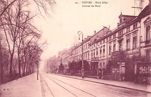 AK / Ansichtskarte Treves_Trier Nord Allee Treves Trier