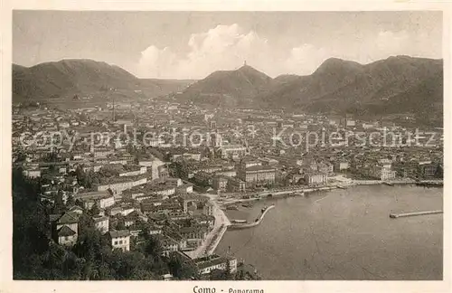 AK / Ansichtskarte Como_Lago_di_Como Panorama Como_Lago_di_Como