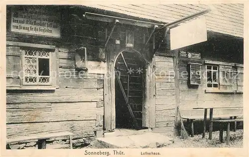 AK / Ansichtskarte Sonneberg_Thueringen Lutherhaus Sonneberg Thueringen