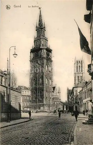 AK / Ansichtskarte Gand_Belgien Le Beffroi Gand Belgien