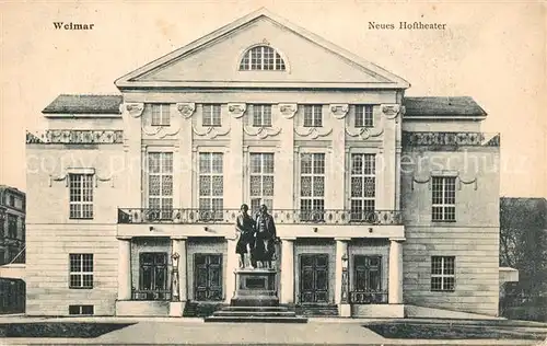 AK / Ansichtskarte Weimar_Thueringen Neues Hoftheater Weimar Thueringen