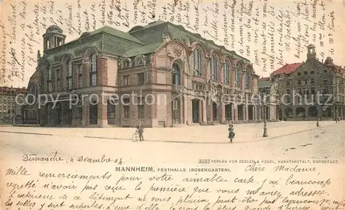 AK / Ansichtskarte Mannheim Festhalle Rosengarten Mannheim