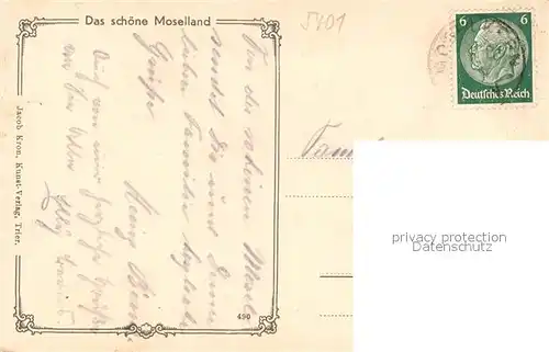 AK / Ansichtskarte Moselkern Panorama Moselkern