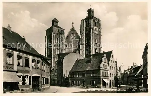 AK / Ansichtskarte Ingolstadt_Donau Stadtpfarrkirche Liebe Frau Ingolstadt_Donau