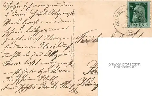 AK / Ansichtskarte Hohenschwangau Koenigliches Schloss Schloss Neuschwanstein Hohenschwangau