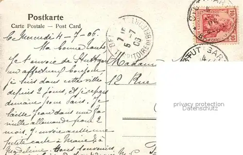 AK / Ansichtskarte Stuttgart Panorama Stuttgart