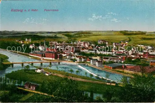 AK / Ansichtskarte Kettwig Panorama Kettwig