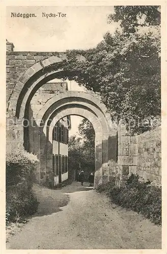 AK / Ansichtskarte Nideggen_Eifel Nycks Tor Nideggen Eifel