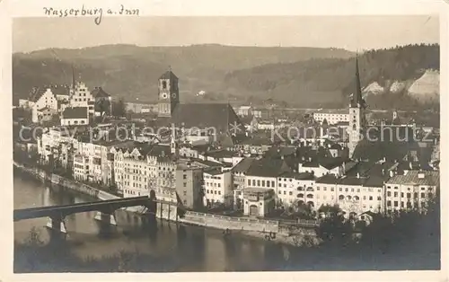 AK / Ansichtskarte Wasserburg_Inn Panorama Wasserburg Inn