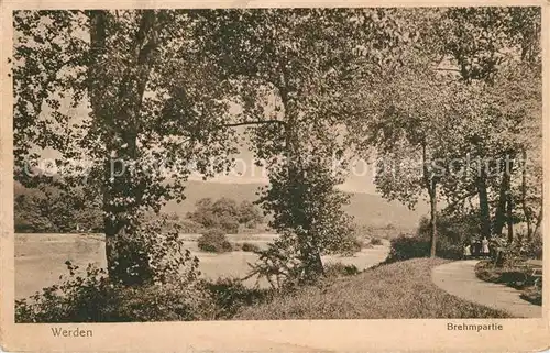 AK / Ansichtskarte Werden_Ruhr Brehmpartie Werden Ruhr