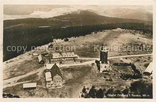 AK / Ansichtskarte Grosser_Feldberg_Taunus Fliegeraufnahme  Grosser_Feldberg_Taunus