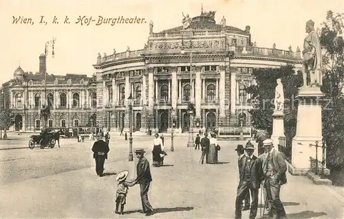 AK / Ansichtskarte Wien Hof Burgtheater Wien