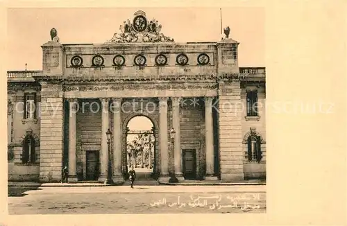 AK / Ansichtskarte Alexandria_Alexandrie_Aegypten Ras El Tine Entree du Palais Royal Alexandria_Alexandrie