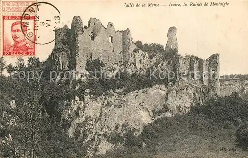 AK / Ansichtskarte Agimont Vallee de la Meuse Ivoire les Ruines de Montaigle 