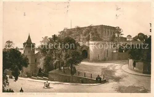 AK / Ansichtskarte Nottingham_UK Castle Gateway Nottingham UK