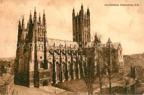AK / Ansichtskarte Canterbury_Kent Cathedral 