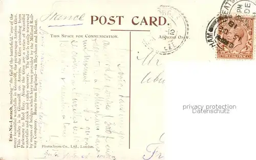 AK / Ansichtskarte Glenariff Ess na Larrach The Fall of the Battle Field 