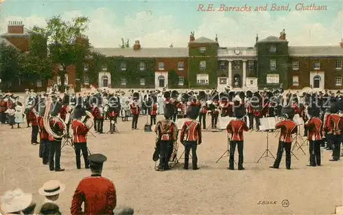 AK / Ansichtskarte Chatham_Medway Barracks and Band 