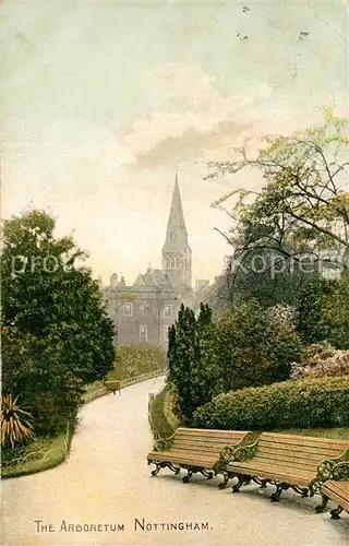 AK / Ansichtskarte Nottingham_UK The Arboretum Nottingham UK