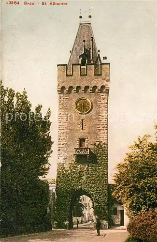 AK / Ansichtskarte Basel_BS St Albantor Basel_BS