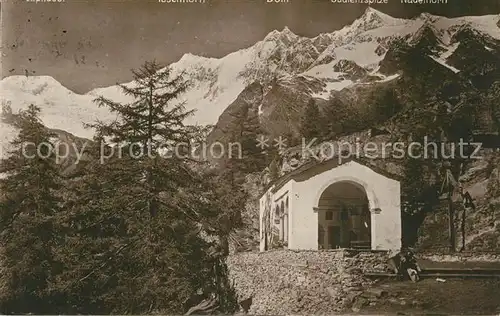 AK / Ansichtskarte Saas Fee Kapelle zur hohen Stiege  Saas Fee