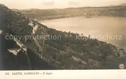 AK / Ansichtskarte Castel_Gandolfo Il Lago Castel_Gandolfo