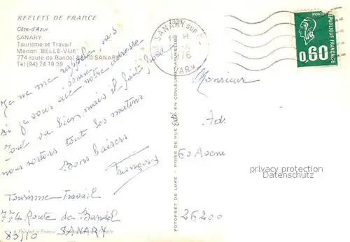 AK / Ansichtskarte Sanary sur Mer Maison Belle Vue Sanary sur Mer