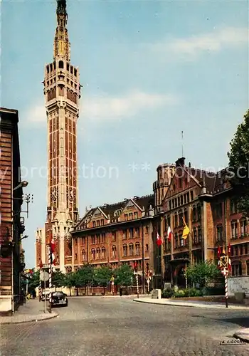 AK / Ansichtskarte Lille_Nord Hotel de Ville et son Beffroi Lille_Nord