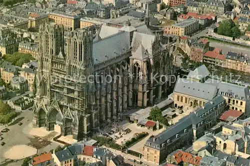 AK / Ansichtskarte Reims_Champagne_Ardenne La Cathedrale et lancien archeveche Reims_Champagne_Ardenne