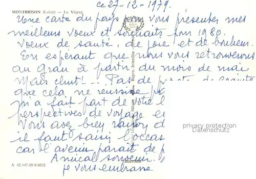 AK / Ansichtskarte Montbrison_Loire Le Vizesy Montbrison Loire