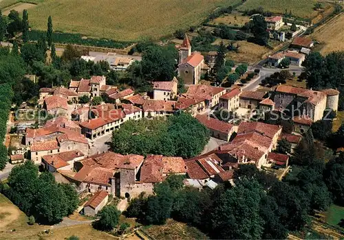 AK / Ansichtskarte Gers Village de Fources Vue aerienne Gers