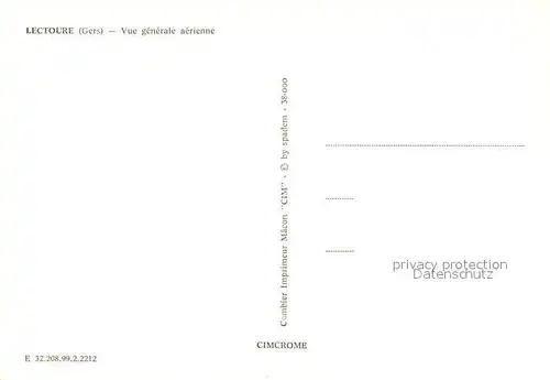 AK / Ansichtskarte Lectoure Vue generale aerienne Lectoure