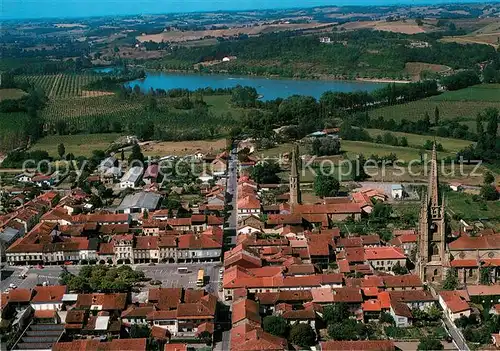 AK / Ansichtskarte Marciac Vue generale aerienne Marciac