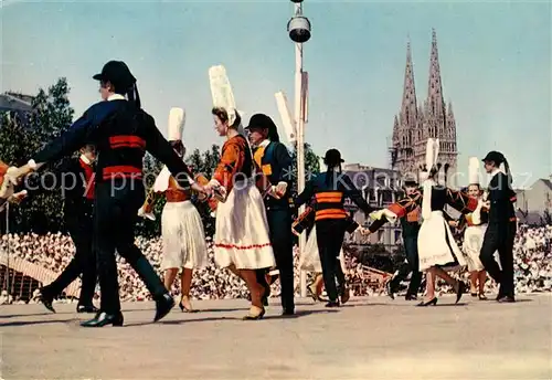AK / Ansichtskarte Quimper Grandes fetes de Cournouaille Danses de Bretagne Quimper
