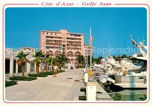 AK / Ansichtskarte Golfe Juan Le port Camille Rayon La promenade Golfe Juan
