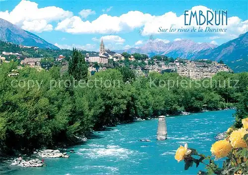 AK / Ansichtskarte Embrun Sur les rives de la Durance Embrun