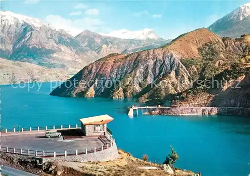 AK / Ansichtskarte Serre_Poncon Le Belvedere Les montagnes de l Ubaye Serre Poncon