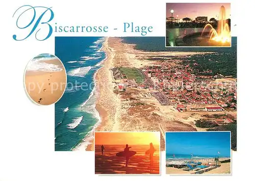 AK / Ansichtskarte Biscarrosse_Landes Vue aerienne Biscarrosse_Landes