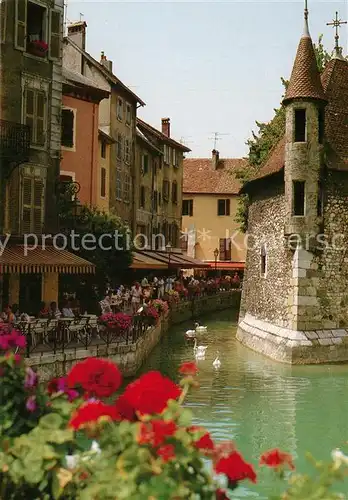 AK / Ansichtskarte Annecy_Haute Savoie Le quai des Vieilles Prisons sur le Thiou Annecy Haute Savoie