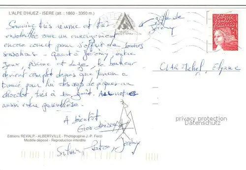 AK / Ansichtskarte Alpe_d_Huez_Isere Vue partielle Alpe_d_Huez_Isere