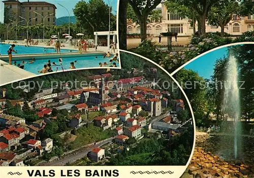 AK / Ansichtskarte Vals les Bains La Piscine Le Casino Centre de la Ville Source Intermittente Vals les Bains