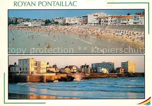 AK / Ansichtskarte Pontaillac Royan La Plage et la Cote de Pontaillac Pontaillac Royan